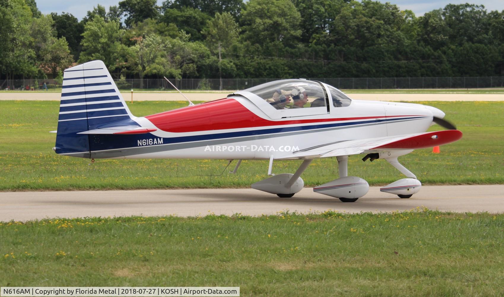 N616AM, 2003 Vans RV-6A C/N 60386, OSH 2018