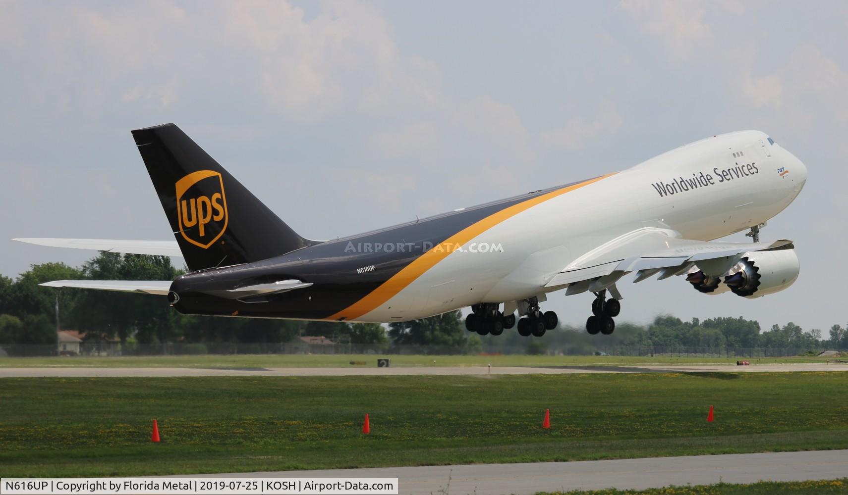 N616UP, 2019 Boeing 747-8F C/N 64262, OSH 2019