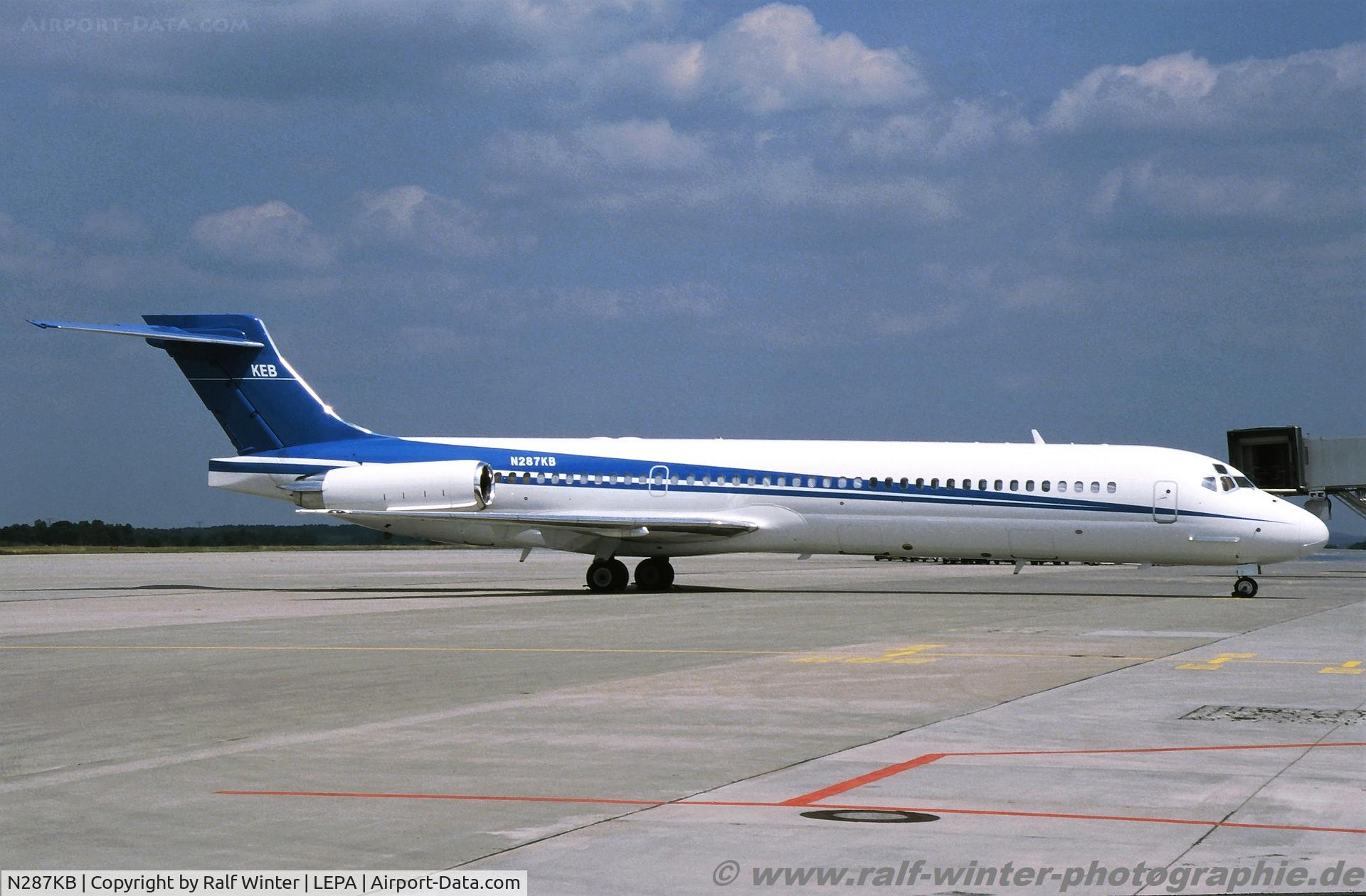N287KB, 1987 McDonnell Douglas DC-9-87 (MD87) C/N 49768, McDonnell Douglas MD-87 - KEB Aircraft Sales Inc. - 49768 - N287KB - 2001 - PMI