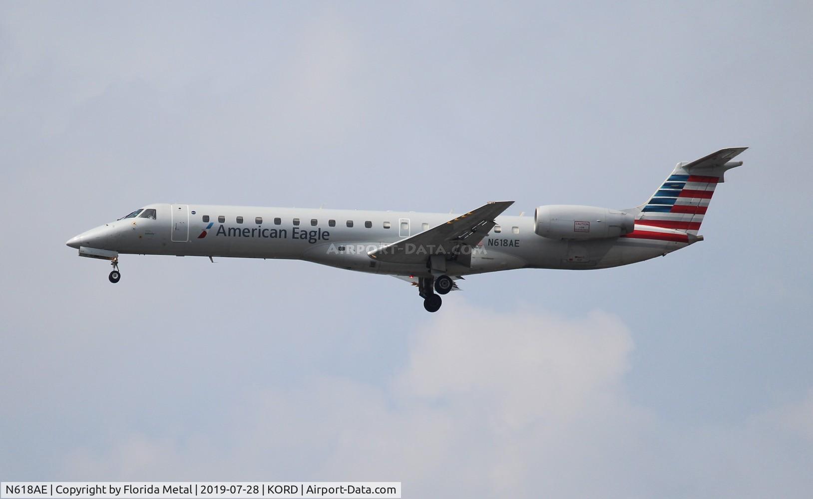 N618AE, 1998 Embraer ERJ-145LR (EMB-145LR) C/N 145097, ORD 2019
