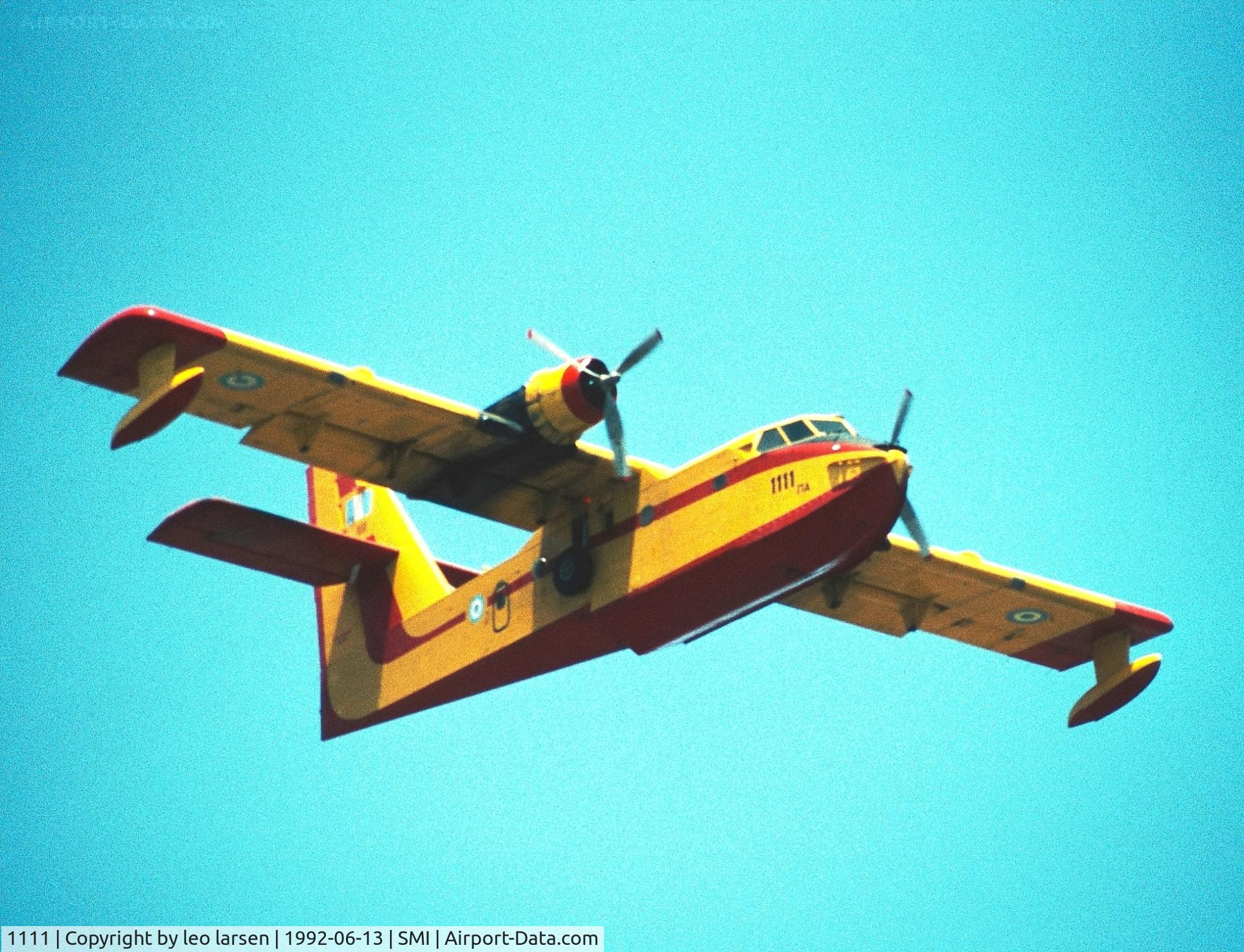 1111, Canadair CL-215-V (CL-215-1A10) C/N 1111, Samos 13.6.1992
