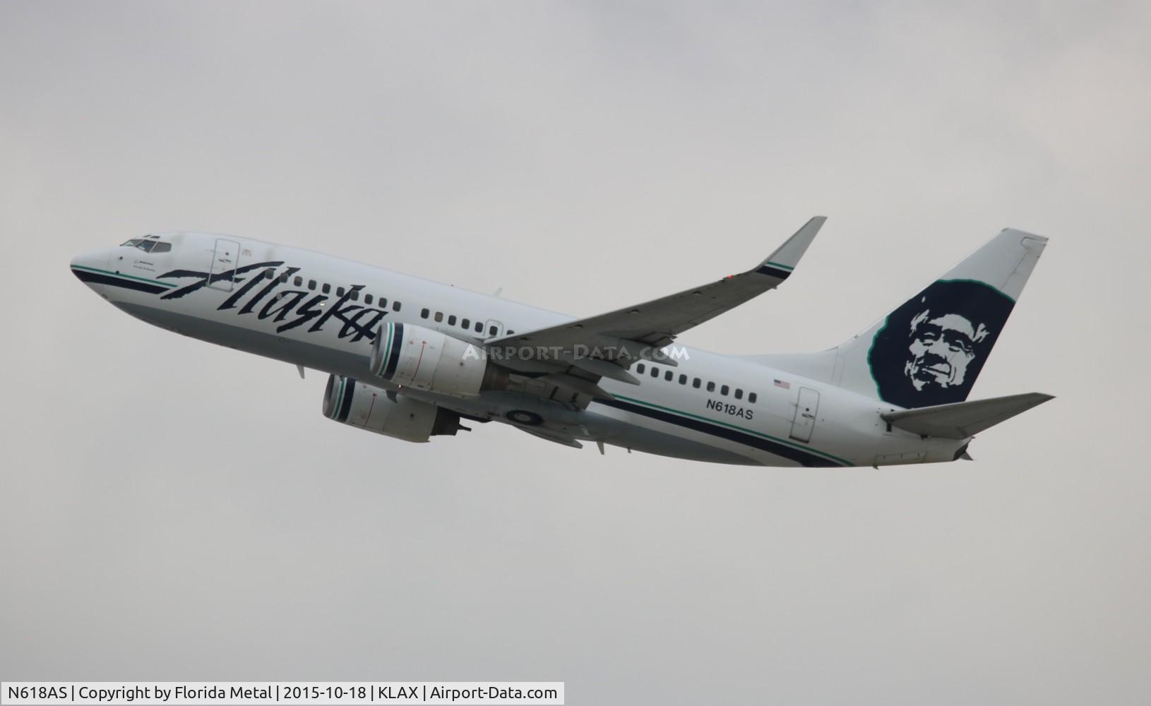 N618AS, 2000 Boeing 737-790 C/N 30543, LAX 2015