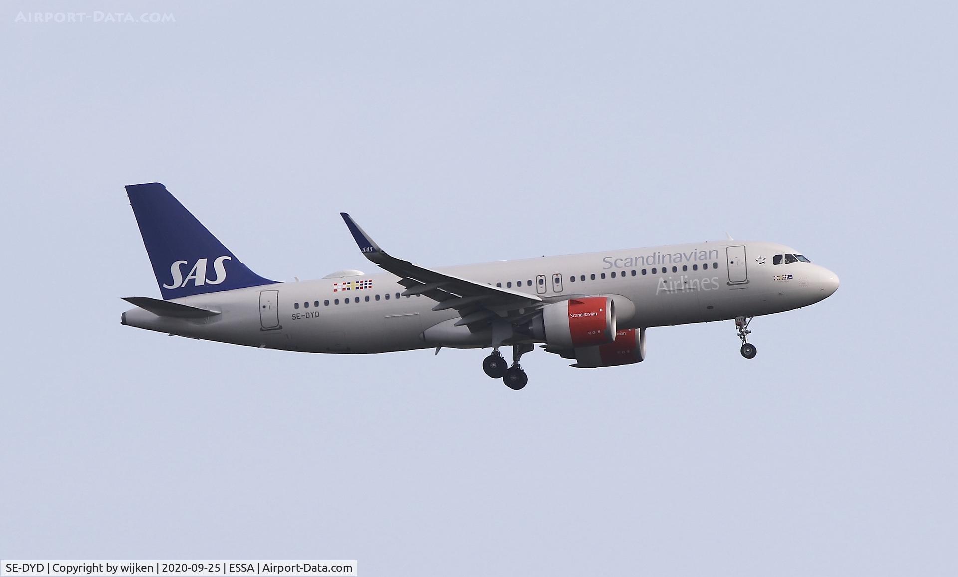 SE-DYD, 2017 Airbus A320-251N C/N 7951, RWY 01L