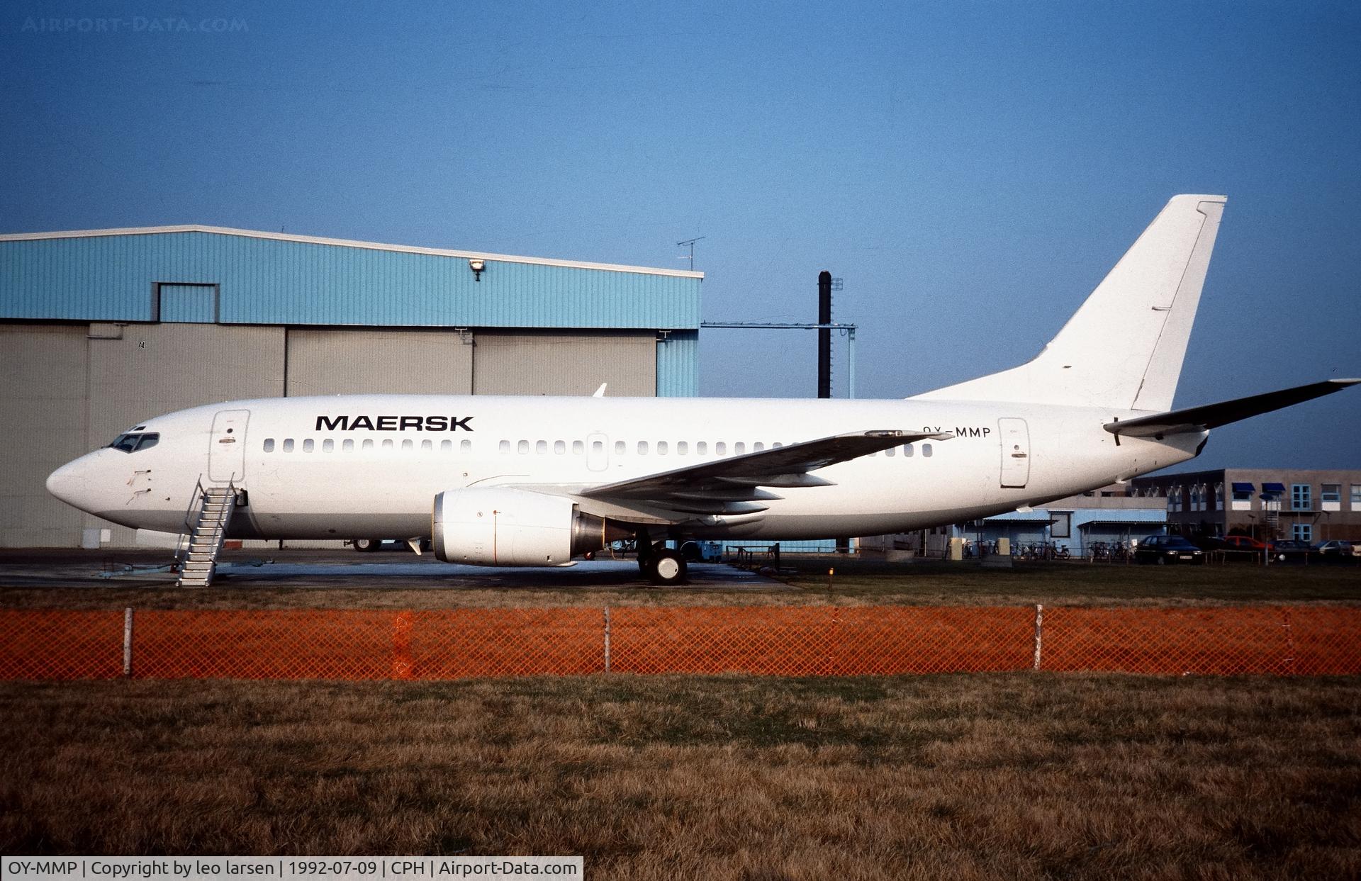 OY-MMP, 1988 Boeing 737-3L9 C/N 24220, Copenhagen 9.7.1992
