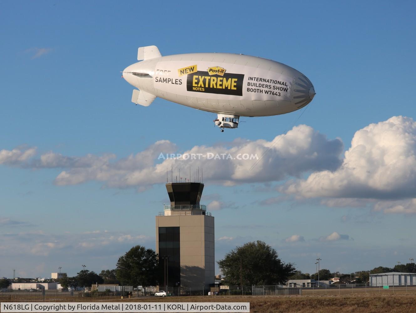 N618LG, 2000 American Blimp Corp A-60+ C/N 018, ORL 2018