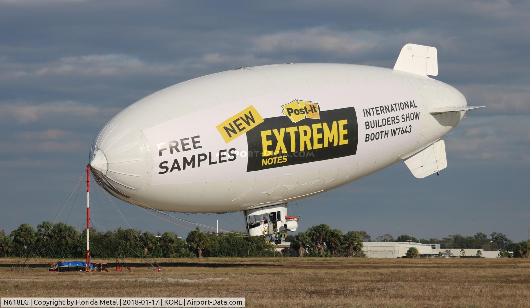N618LG, 2000 American Blimp Corp A-60+ C/N 018, ORL 2018