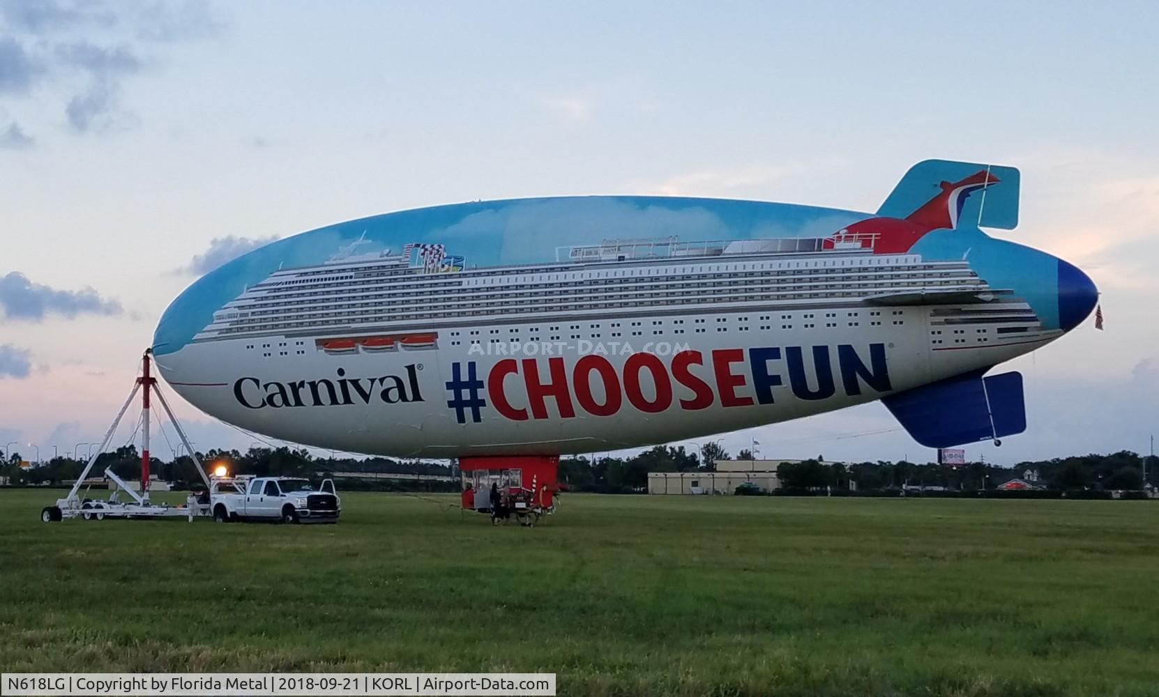 N618LG, 2000 American Blimp Corp A-60+ C/N 018, ORL 2018