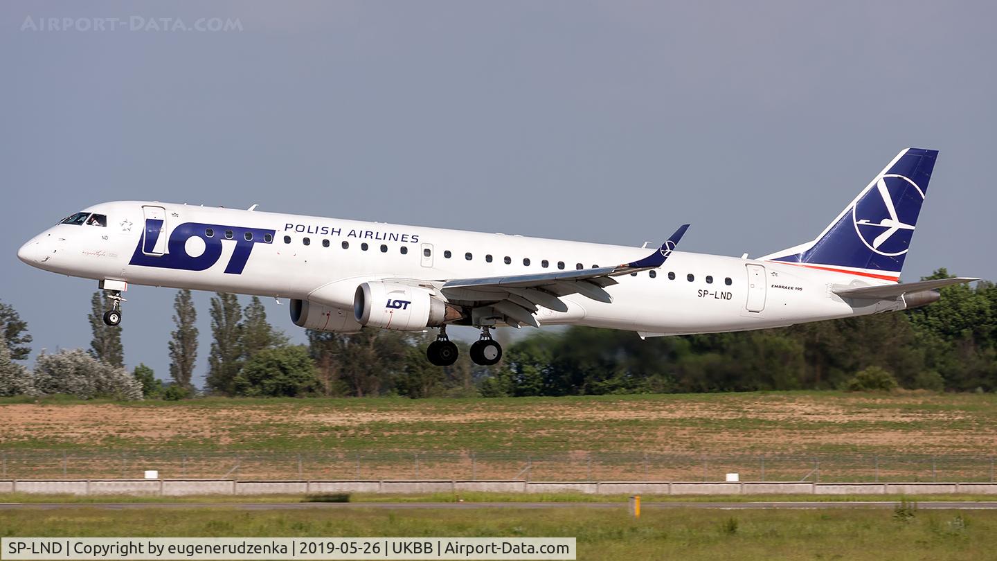 SP-LND, 2012 Embraer 195LR (ERJ-190-200LR) C/N 19000516, LOT Polish Airlines