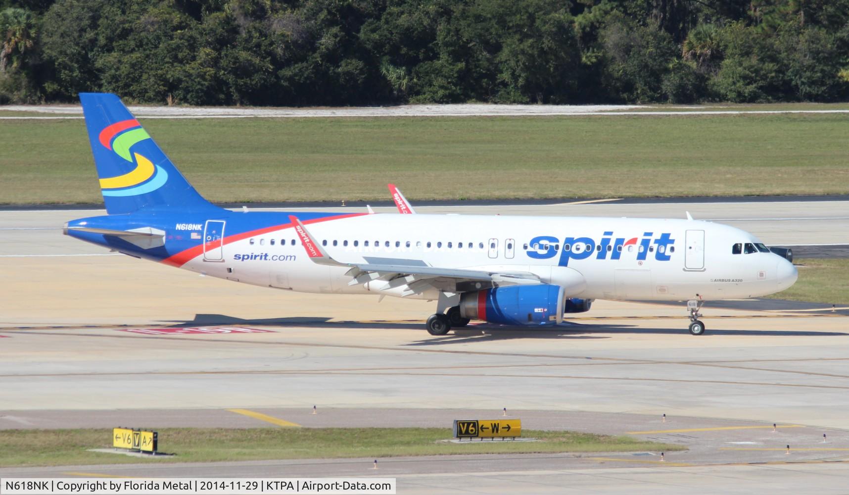 N618NK, 2012 Airbus A320-232 C/N 5458, TPA 2014