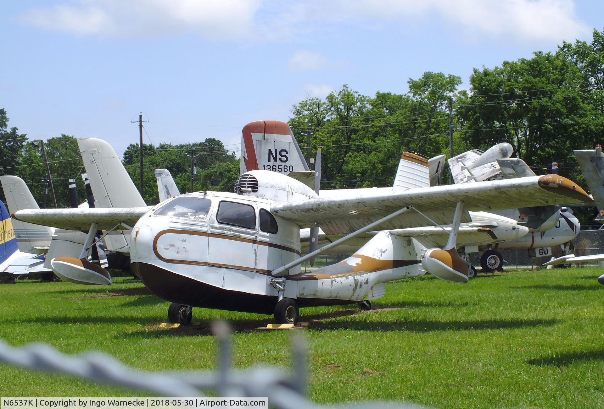 N6537K, 1947 Republic RC-3 Seabee C/N 803, Republic RC-3 Seabee at the Southern Museum of Flight, Birmingham AL