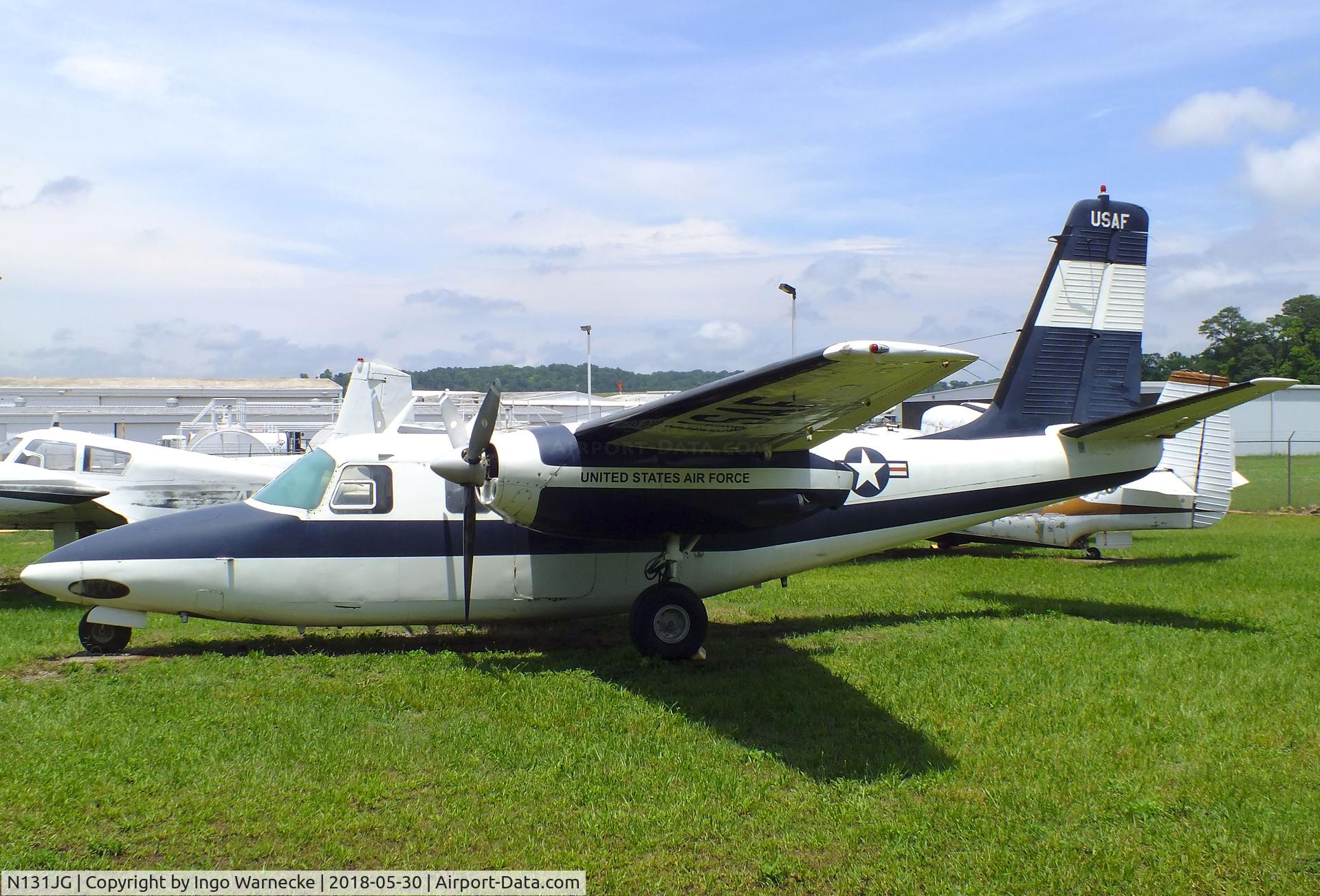 N131JG, 1957 Aero Commander 680 C/N 680-515-185, Aero Commander 680 (L-26) at the Southern Museum of Flight, Birmingham AL