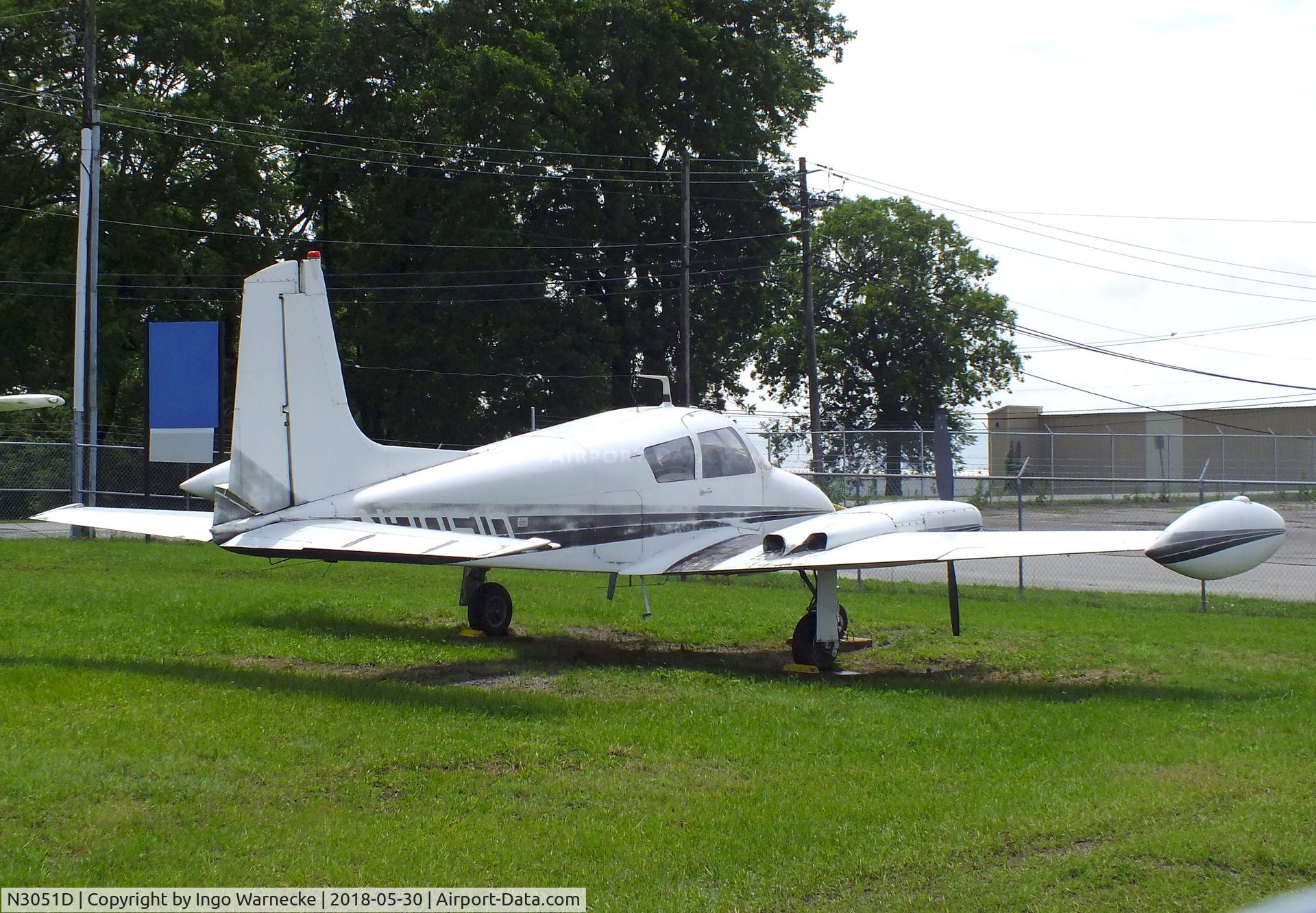 N3051D, 1956 Cessna 310 C/N 35251, Cessna 310 at the Southern Museum of Flight, Birmingham AL
