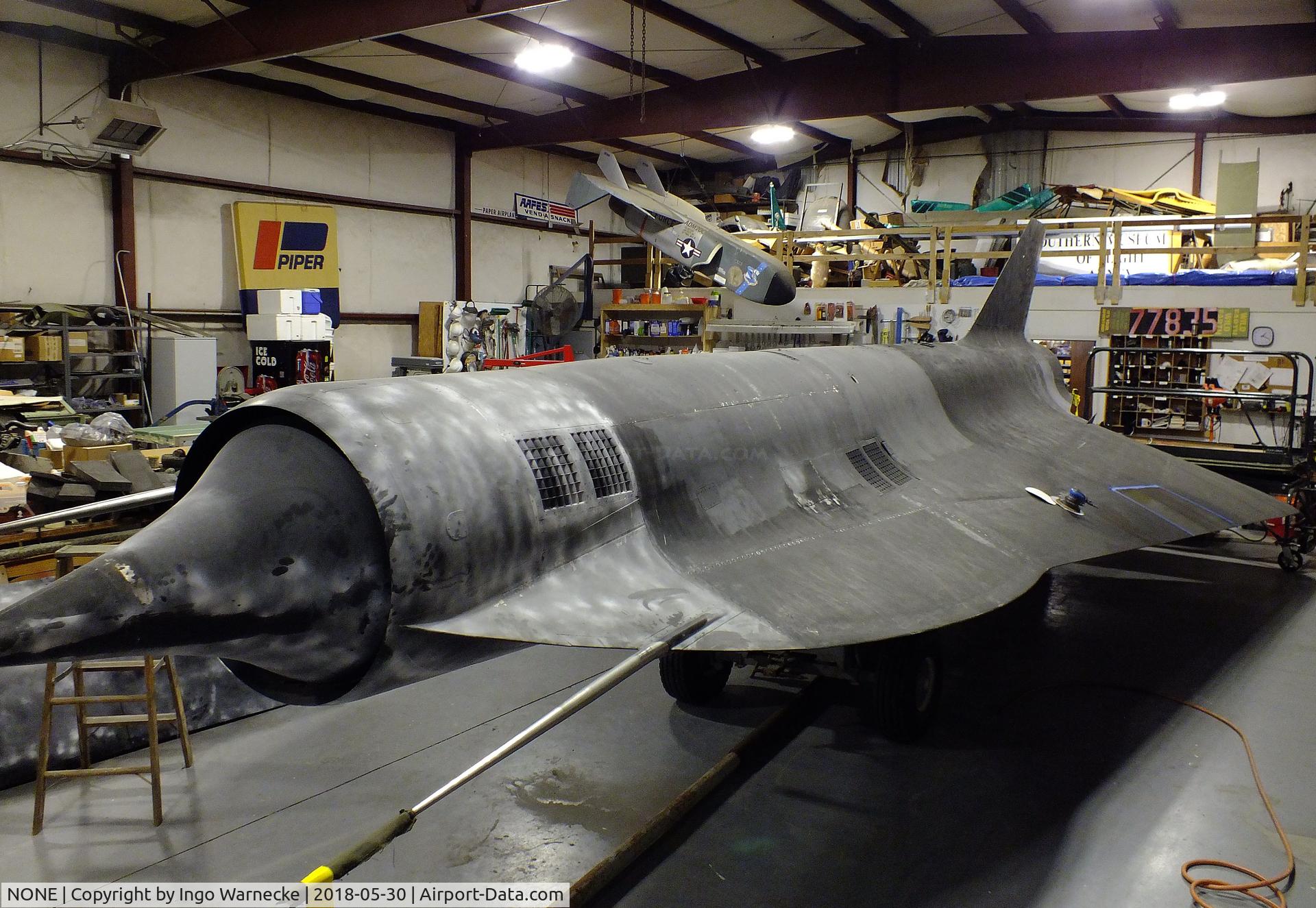 NONE, Lockheed D-21B C/N 538, Lockheed D-21B, being restored at the Southern Museum of Flight, Birmingham AL