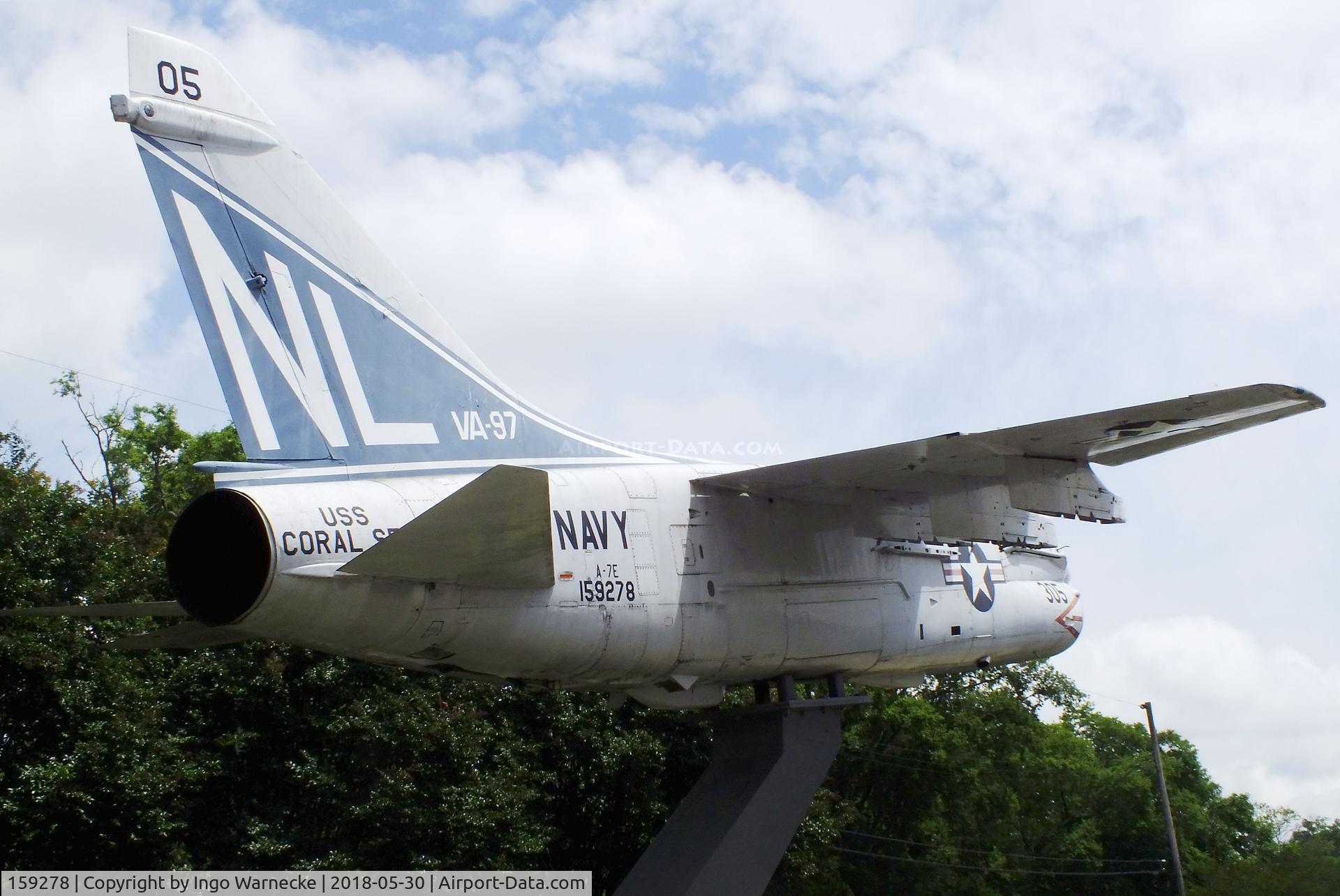 159278, LTV A-7E Corsair II C/N E-349, LTV A-7E Corsair II at the Southern Museum of Flight, Birmingham AL