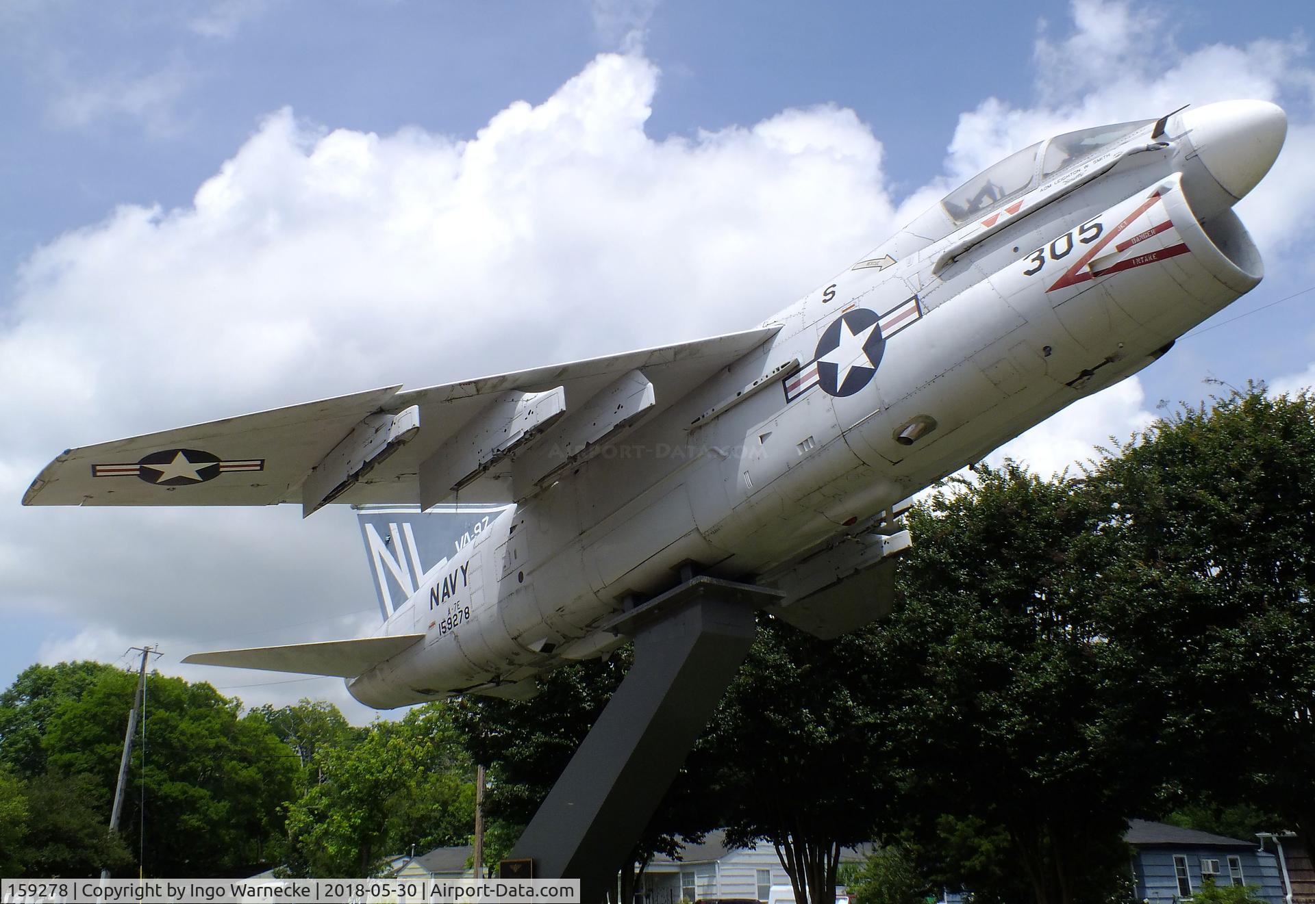 159278, LTV A-7E Corsair II C/N E-349, LTV A-7E Corsair II at the Southern Museum of Flight, Birmingham AL
