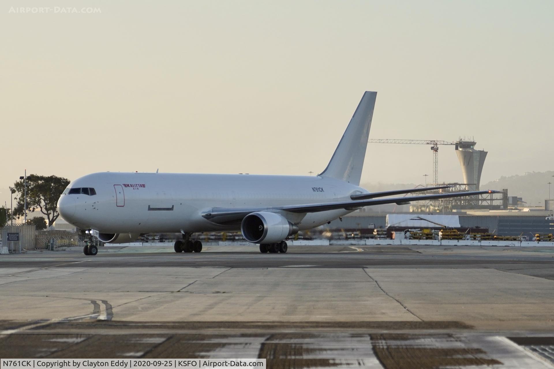 N761CK, 1989 Boeing 767-341 C/N 24752, SFO 2020.