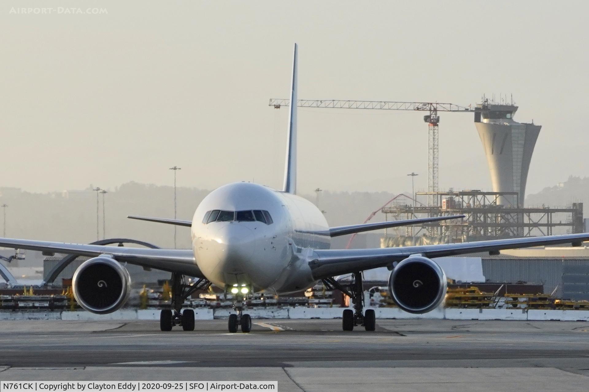 N761CK, 1989 Boeing 767-341 C/N 24752, SFO 2020.