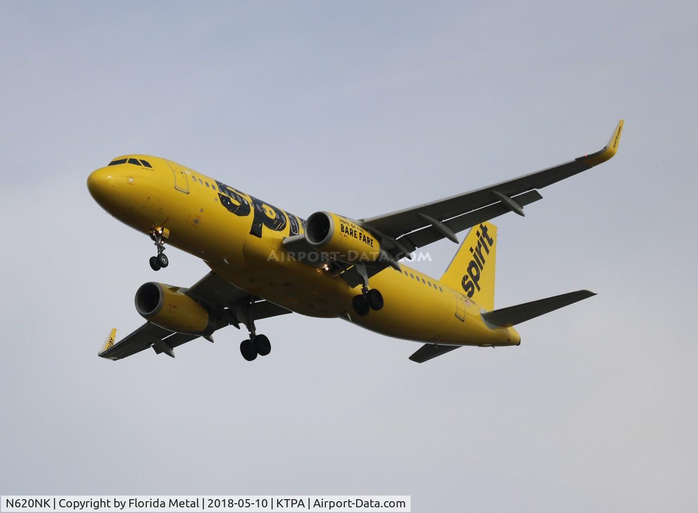 N620NK, 2013 Airbus A320-232 C/N 5624, TPA 2018