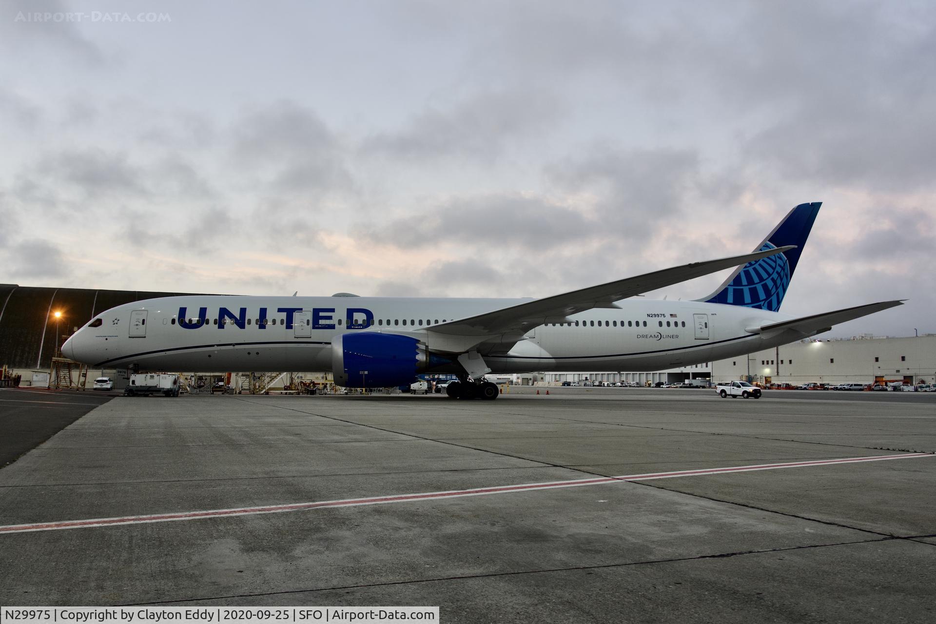 N29975, 2020 Boeing 787-9 Dreamliner C/N 66134, SFO 2020.