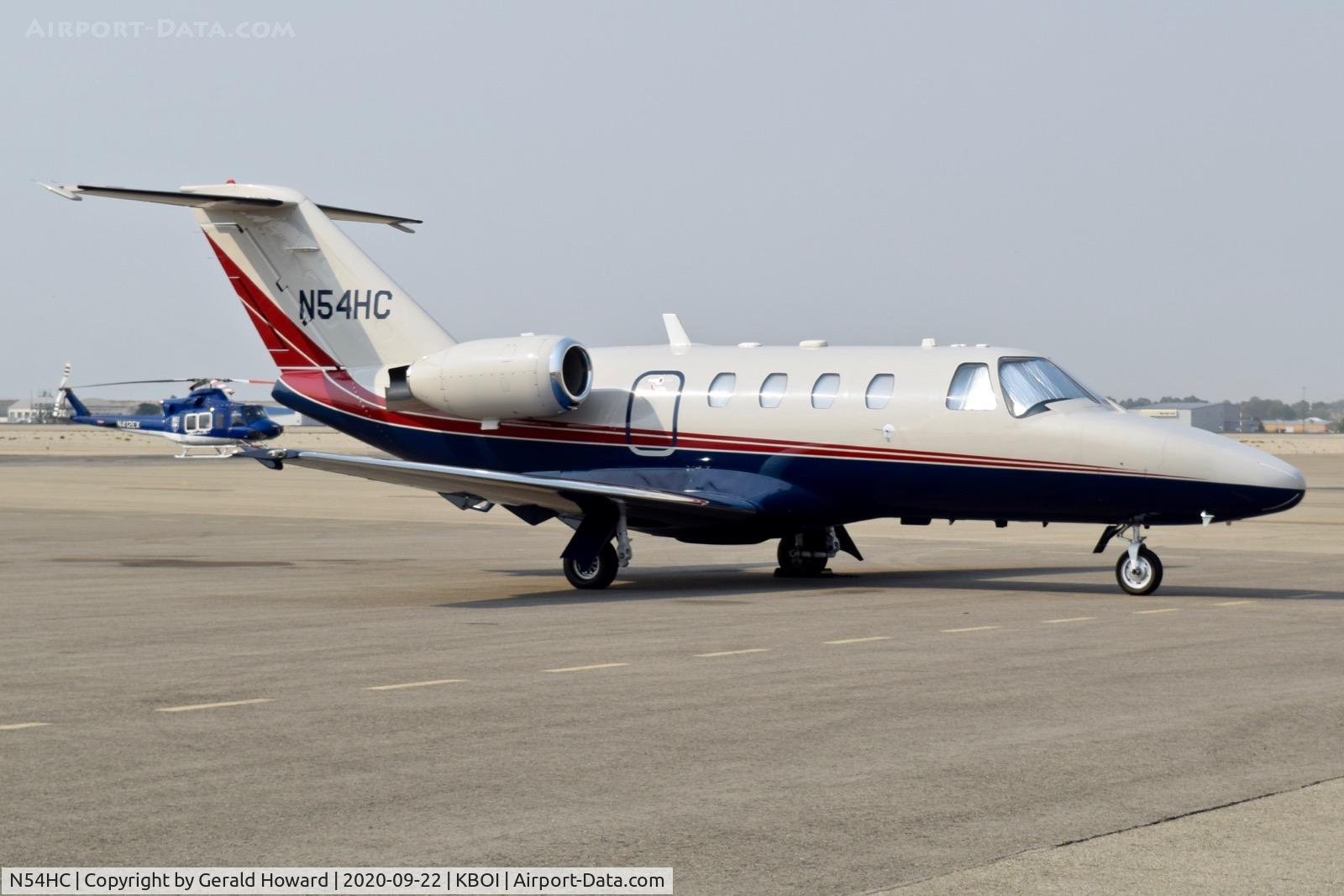 N54HC, 1996 Cessna 525 CitationJet CJ1 C/N 525-0157, Parked on north GA ramp.