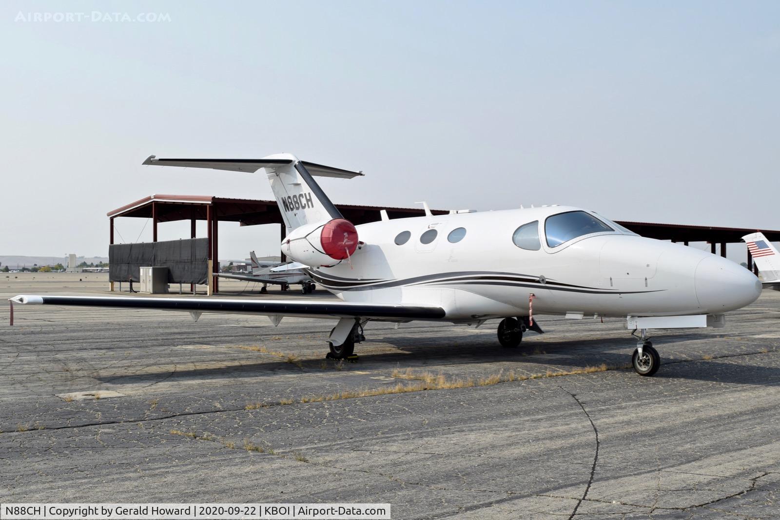 N88CH, 2009 Cessna 510 Citation Mustang Citation Mustang C/N 510-0224, Parked on north GA ramp.