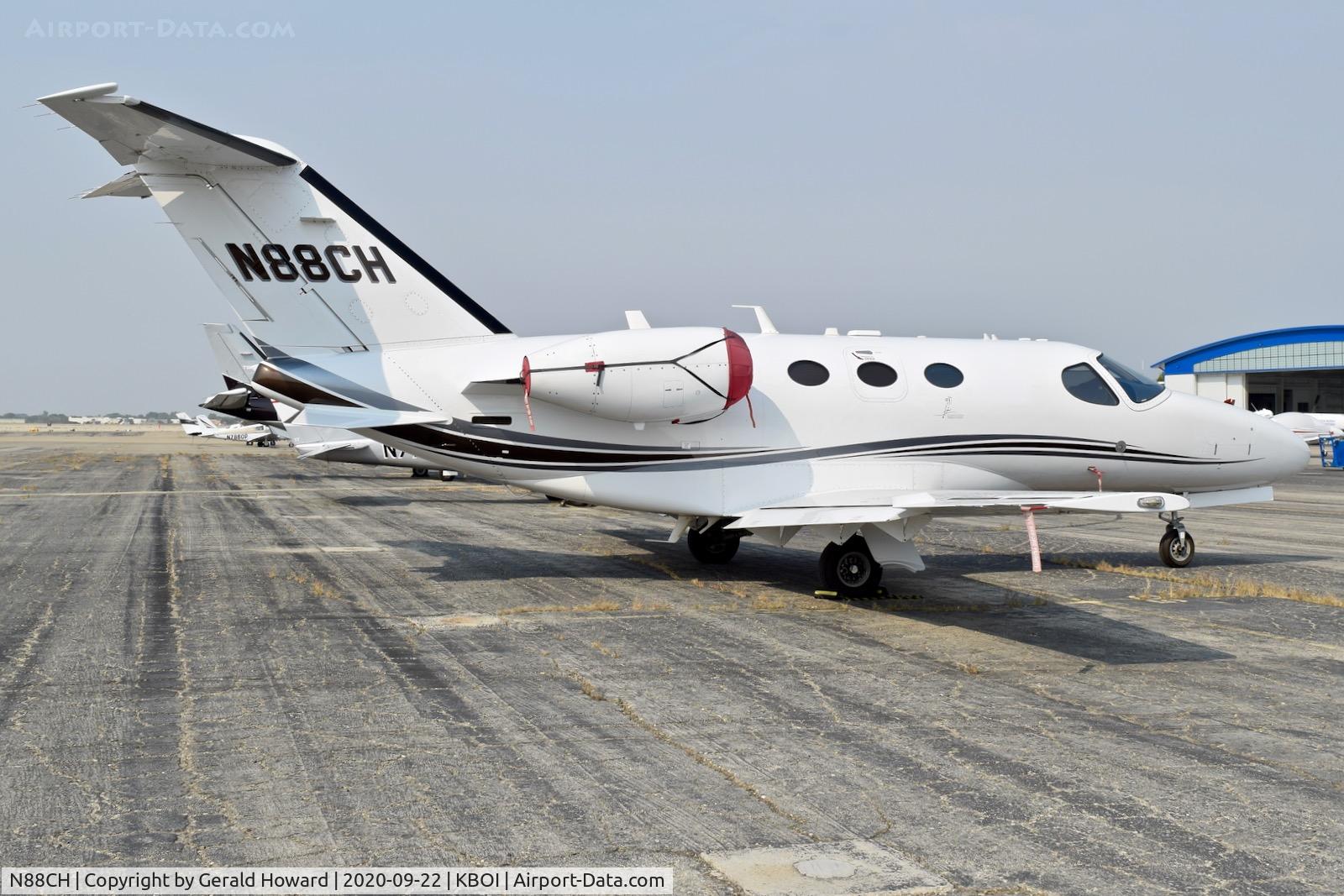N88CH, 2009 Cessna 510 Citation Mustang Citation Mustang C/N 510-0224, Parked on north GA ramp.