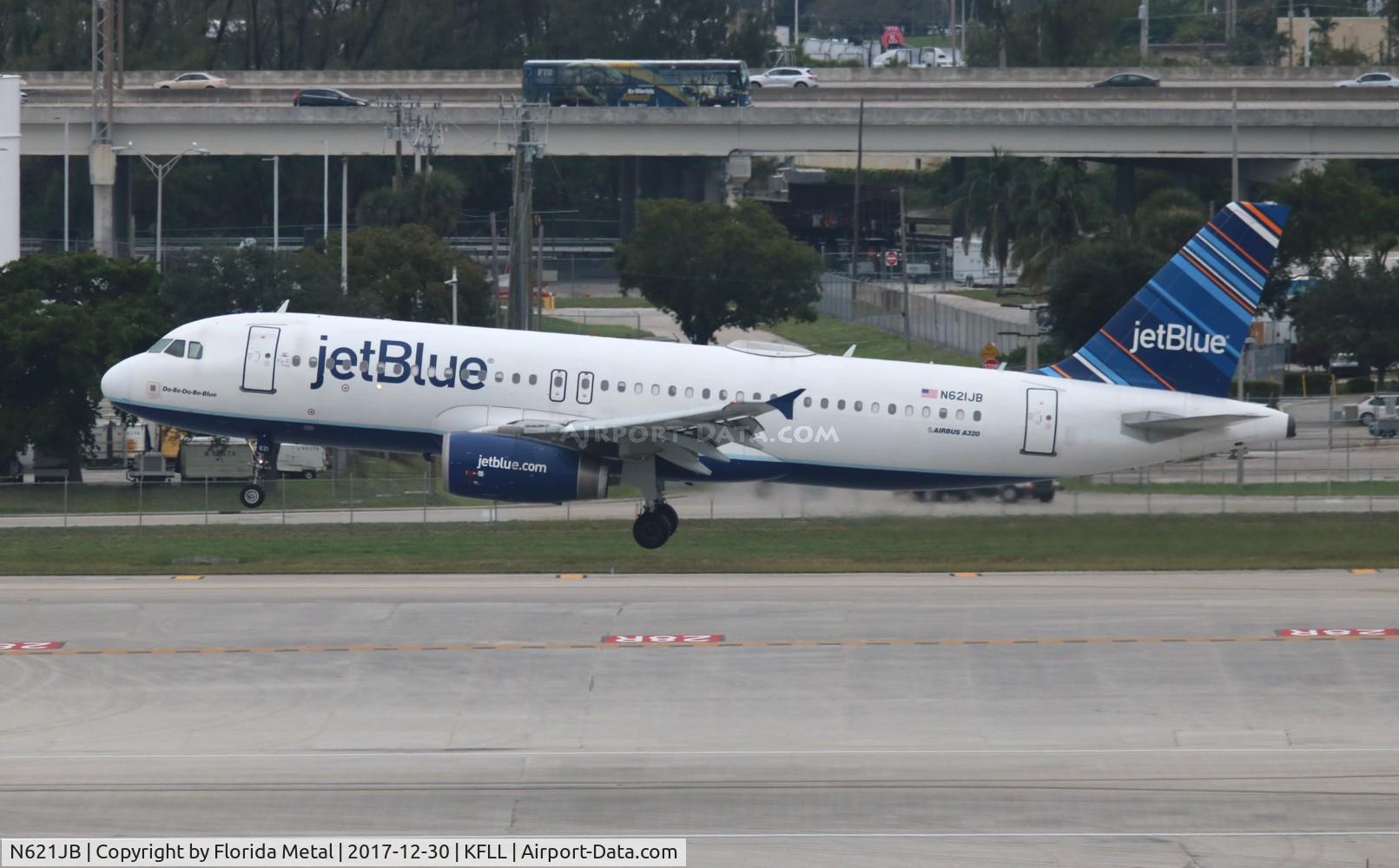 N621JB, 2005 Airbus A320-232 C/N 2491, FLL 2017