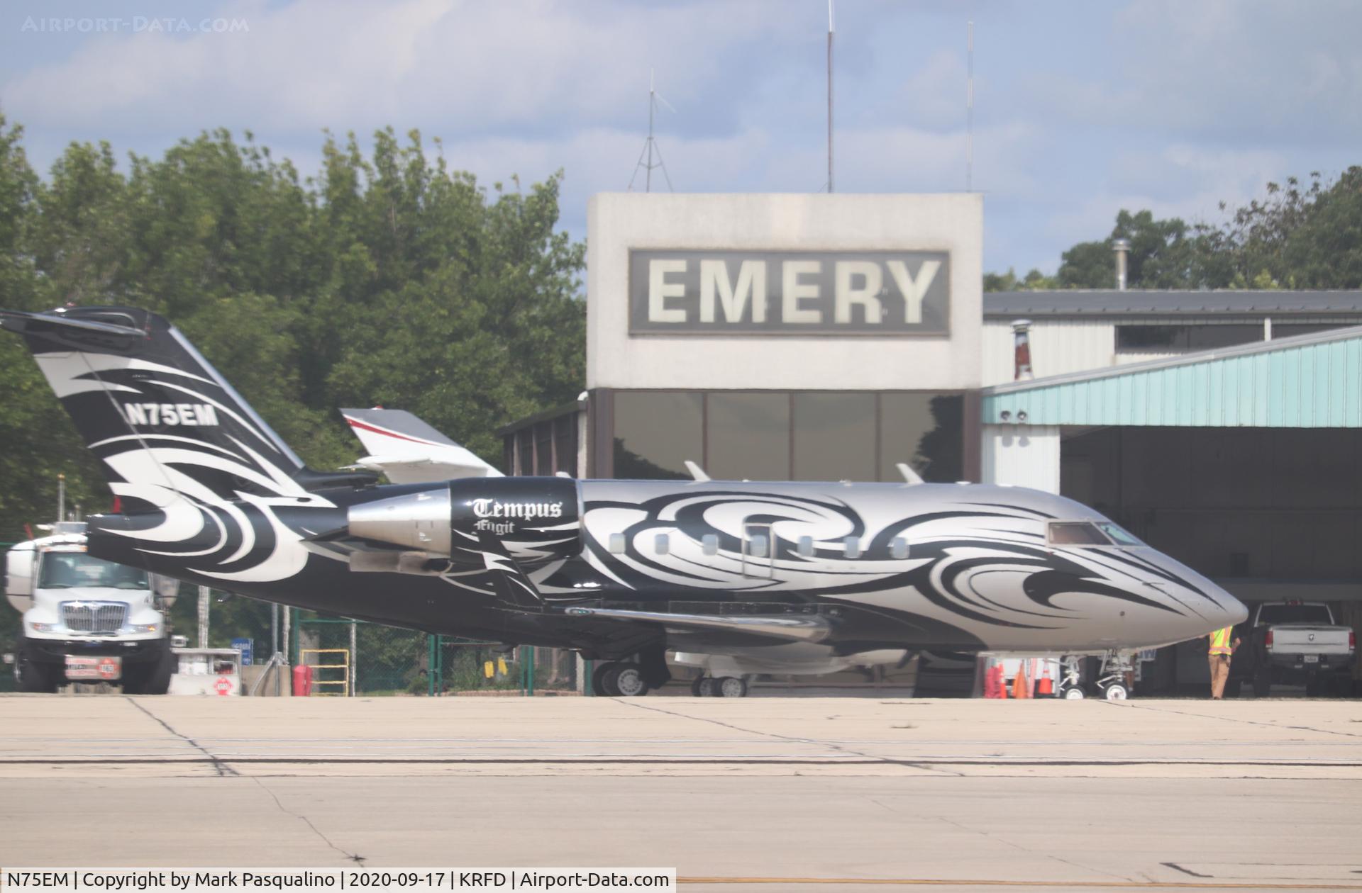 N75EM, 1993 Canadair Challenger 601-3A (CL-600-2B16) C/N 5136, Challenger 601-3A