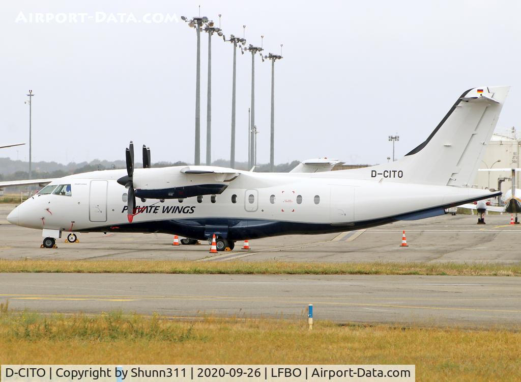 D-CITO, 1995 Dornier 328-100 C/N 3063, Paked at the General Aviation area...