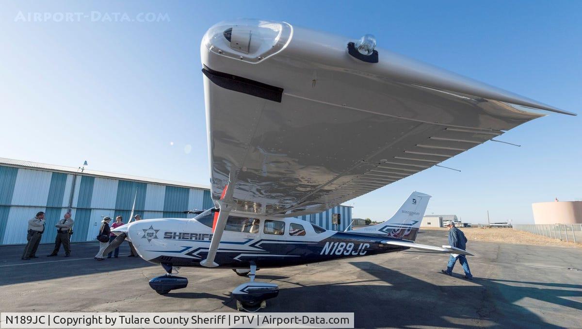 N189JC, 2017 Cessna T206H Turbo Stationair C/N T20609510, Tulare County Sheriff Patrol Plane