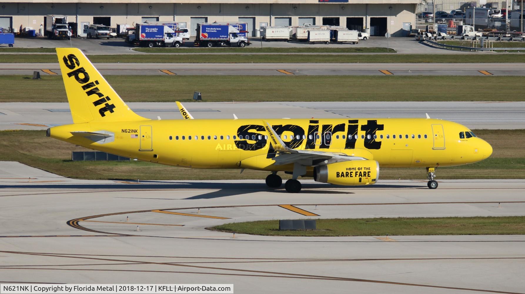 N621NK, 2013 Airbus A320-232 C/N 5672, FLL 2018