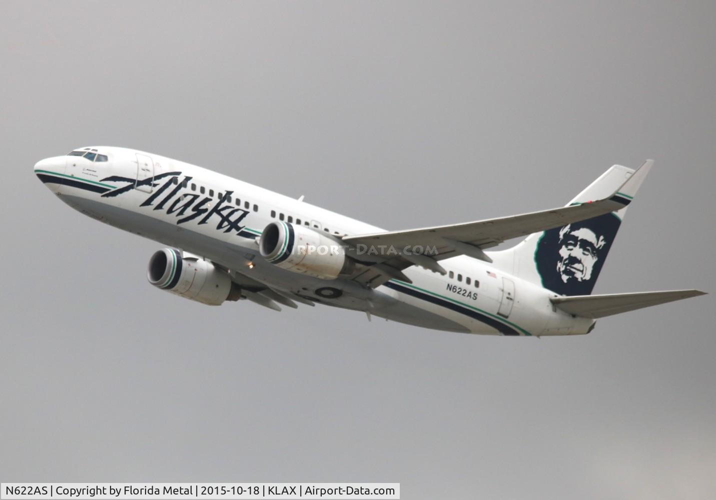 N622AS, 2000 Boeing 737-790 C/N 30165, LAX 2015