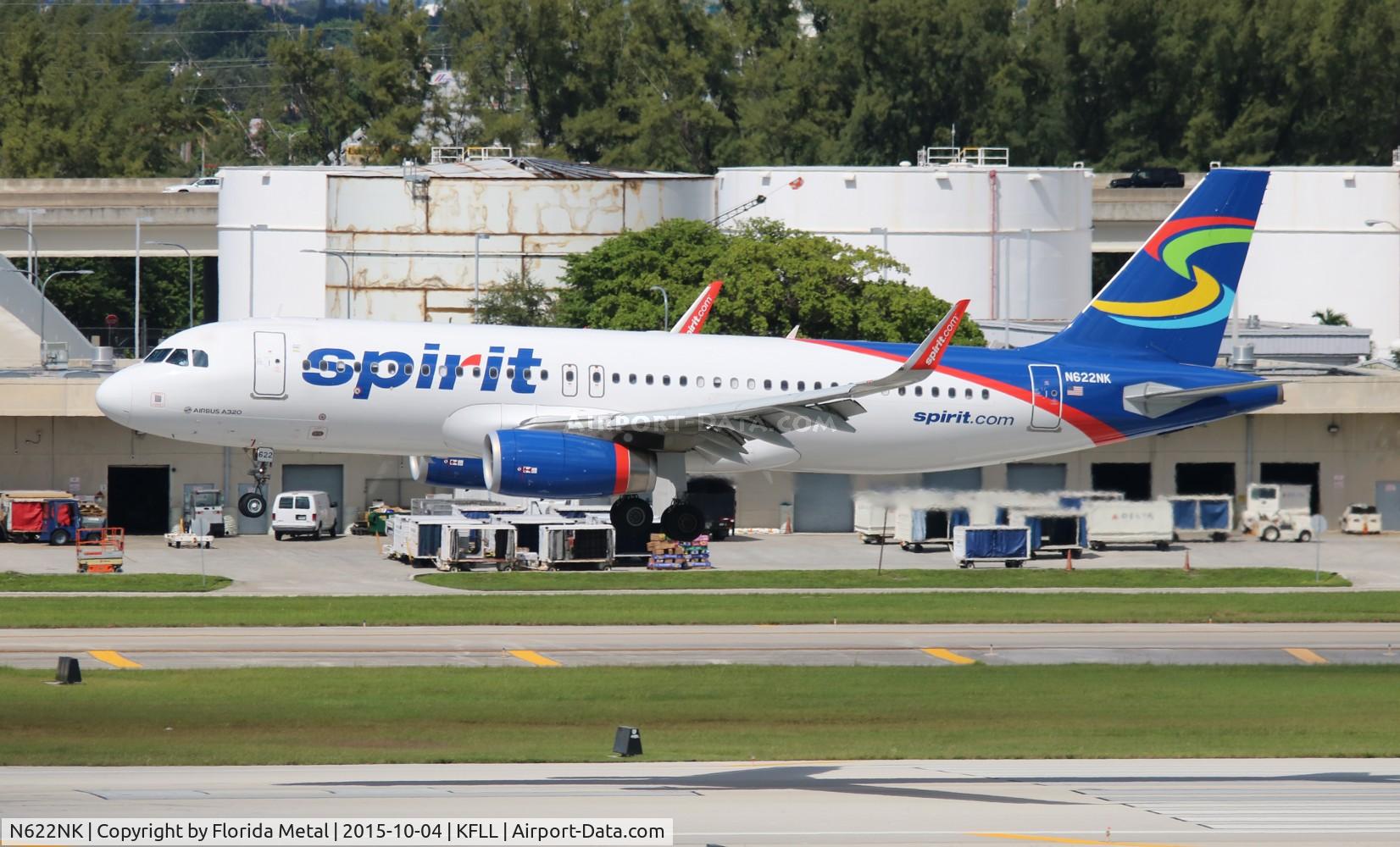 N622NK, 2013 Airbus A320-232 C/N 5804, FLL 2015