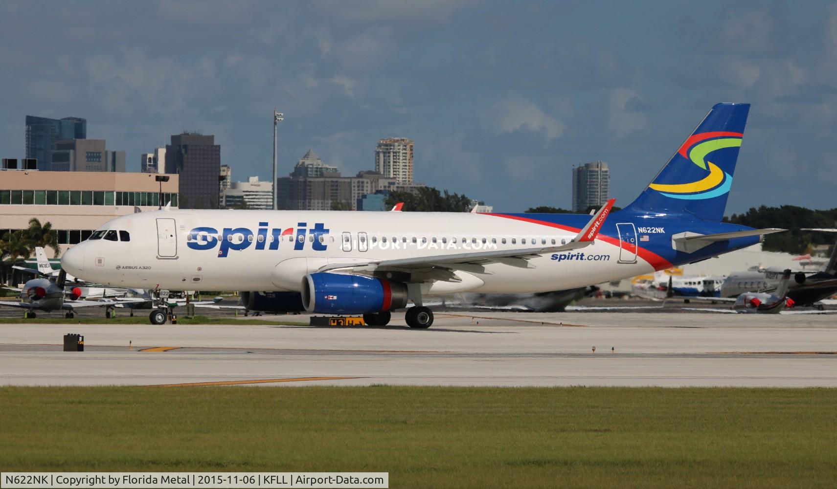 N622NK, 2013 Airbus A320-232 C/N 5804, FLL 2015