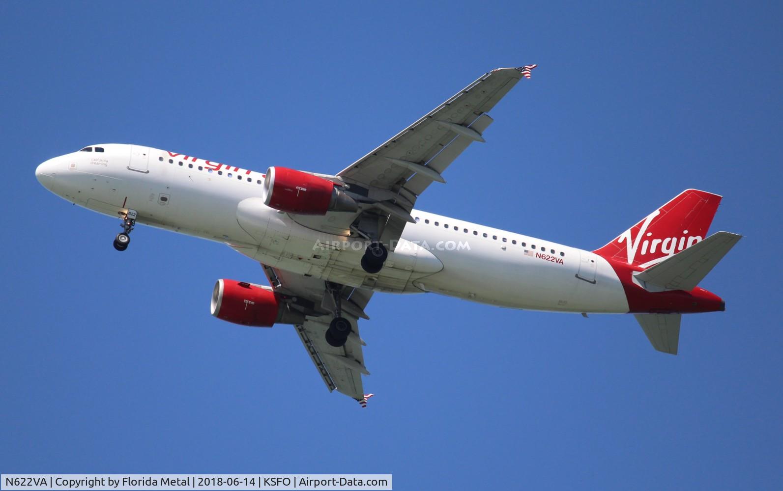 N622VA, 2006 Airbus A320-214 C/N 2674, SFO 2018
