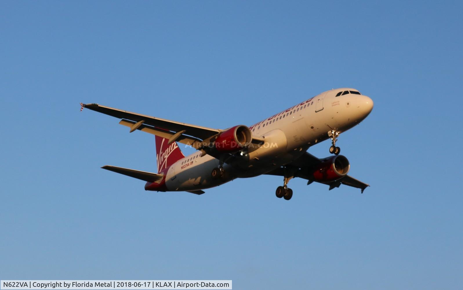 N622VA, 2006 Airbus A320-214 C/N 2674, LAX 2018