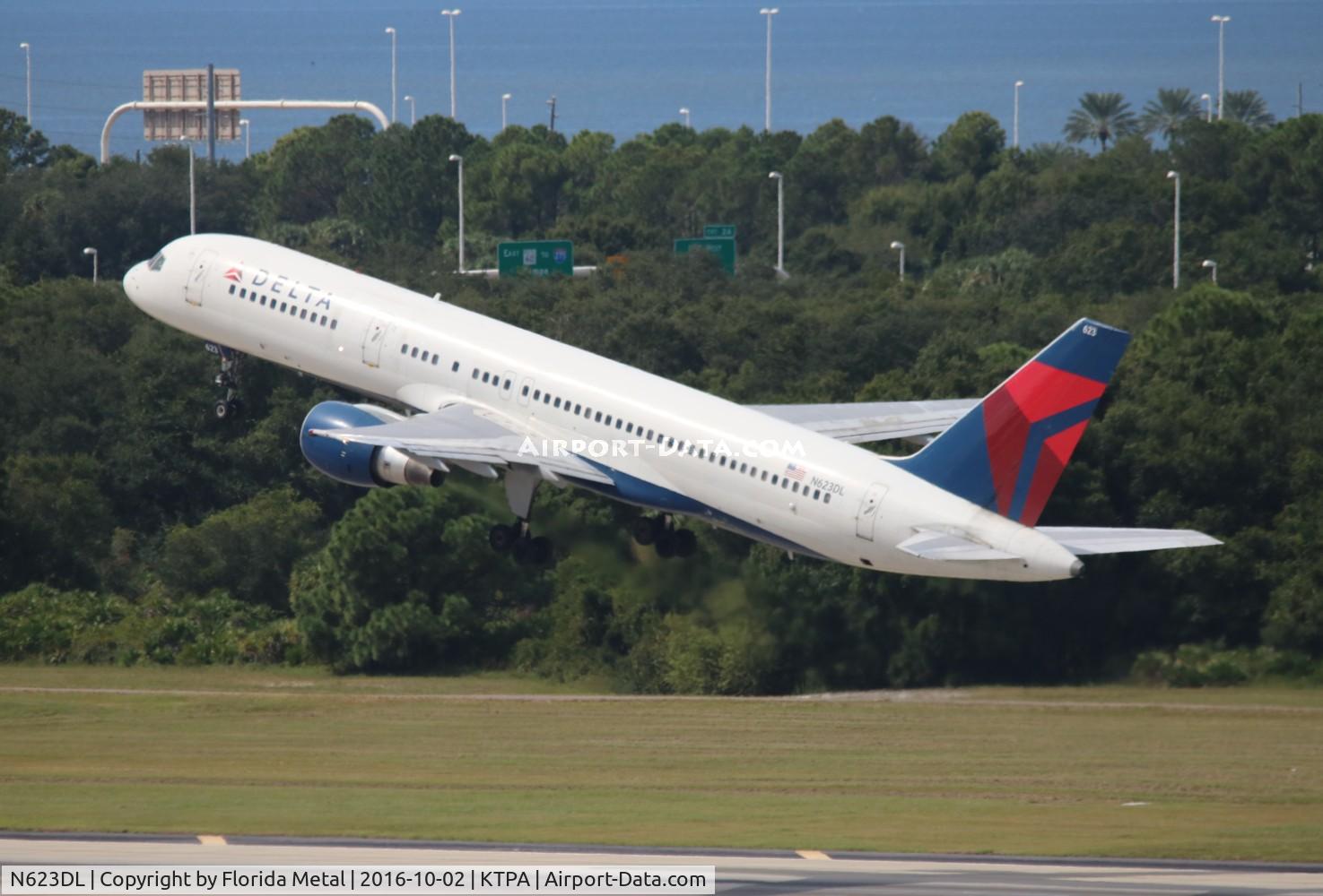 N623DL, 1987 Boeing 757-232 C/N 22913, TPA 2016