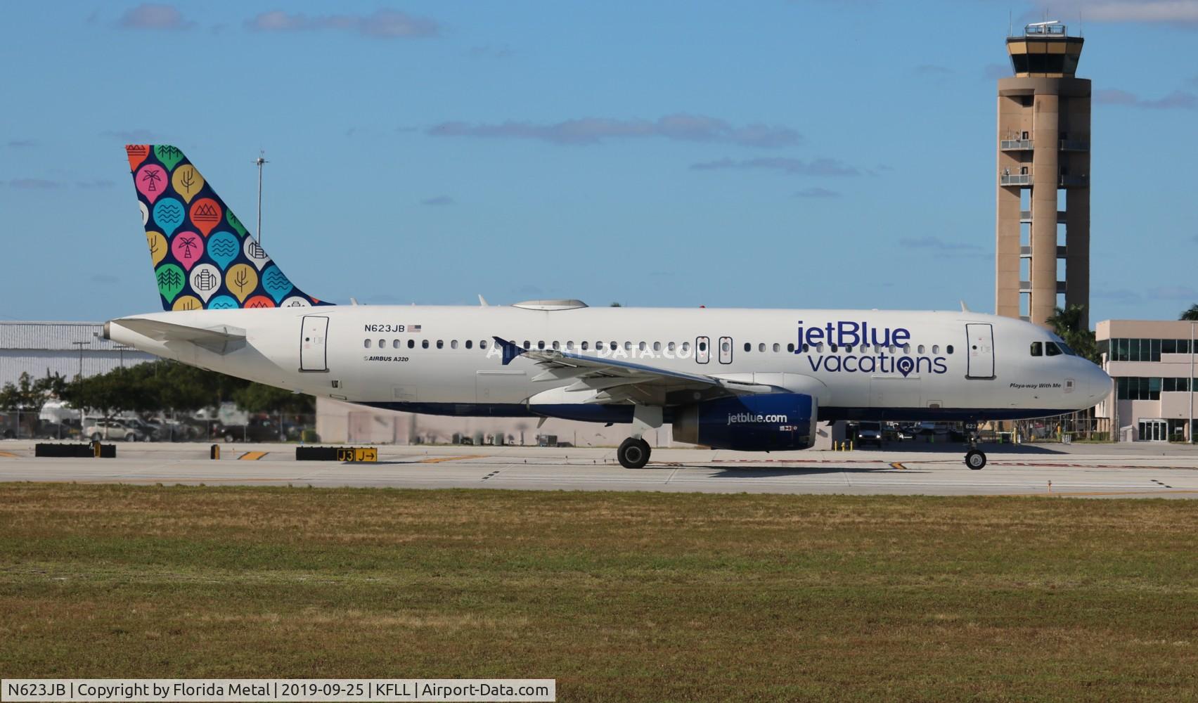 N623JB, 2005 Airbus A320-232 C/N 2504, FLL 2019