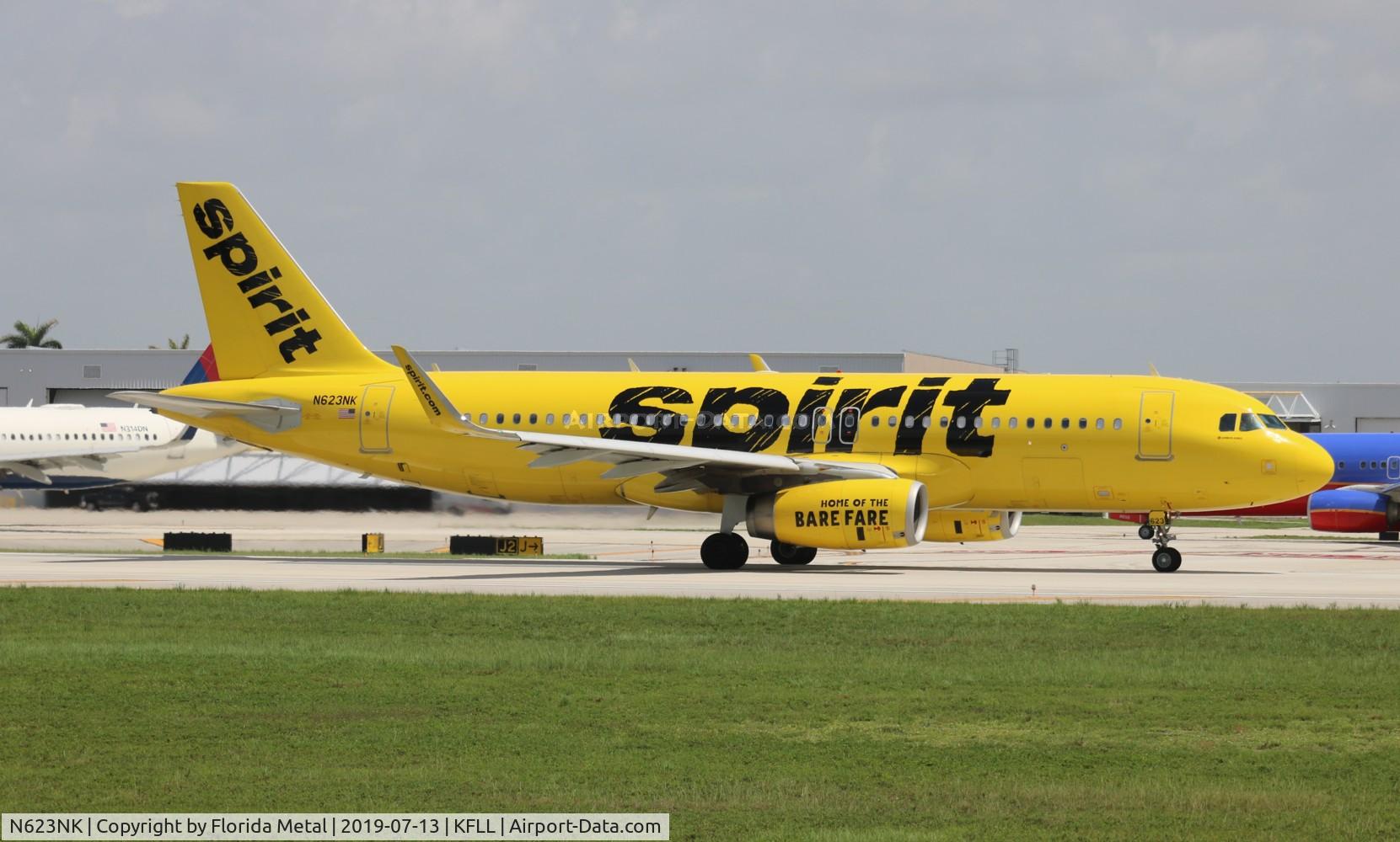 N623NK, 2013 Airbus A320-232 C/N 5861, FLL 2019