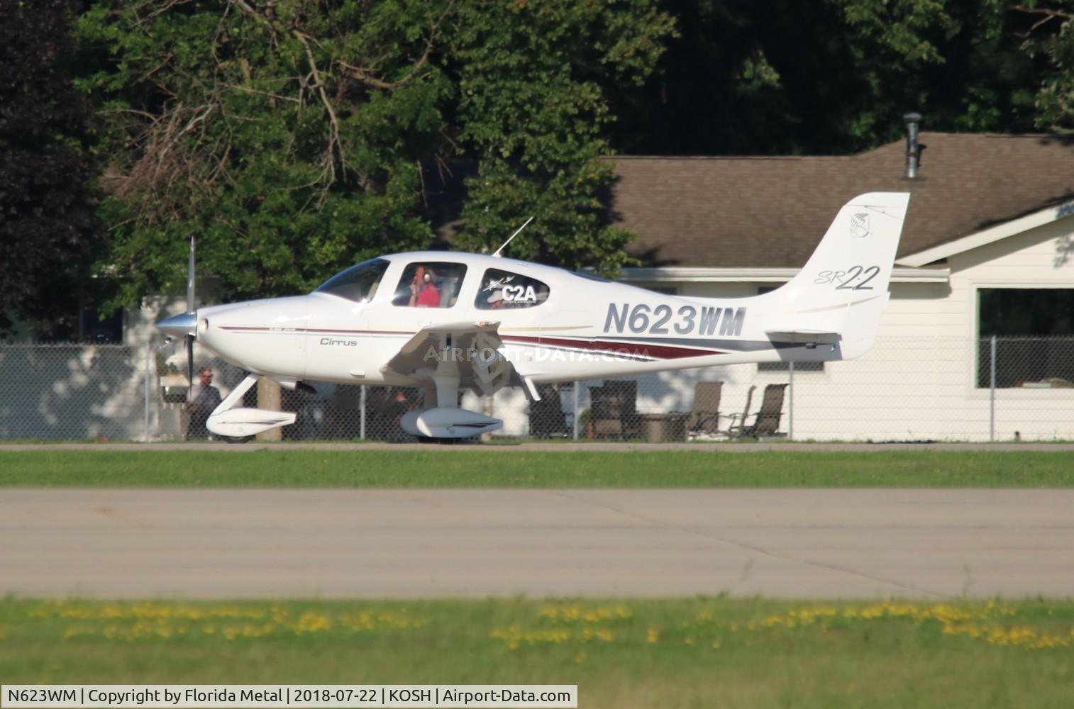 N623WM, 2002 Cirrus SR22 C/N 0208, OSH 2018