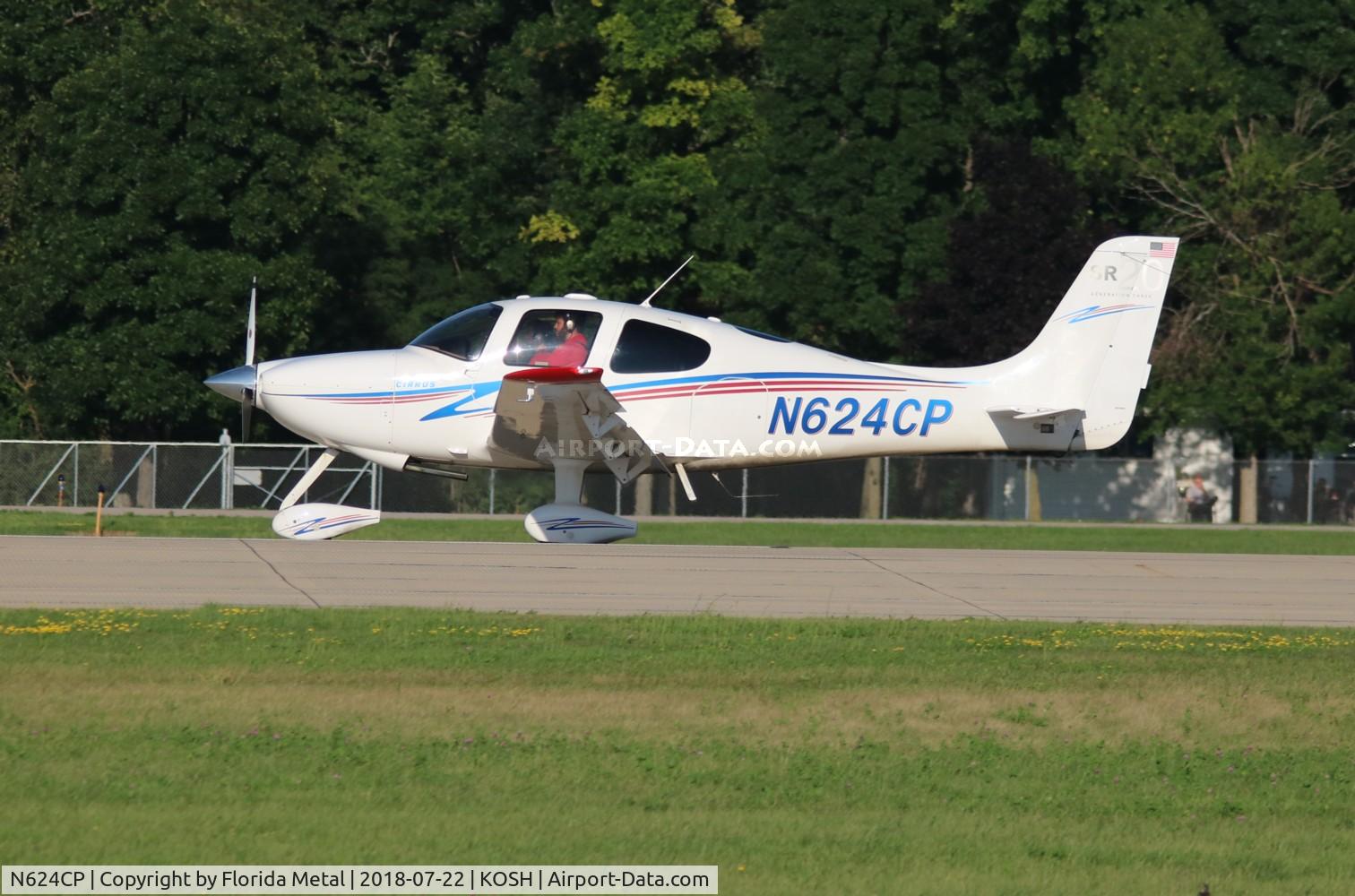 N624CP, 2008 Cirrus SR20 C/N 1947, OSH 2018