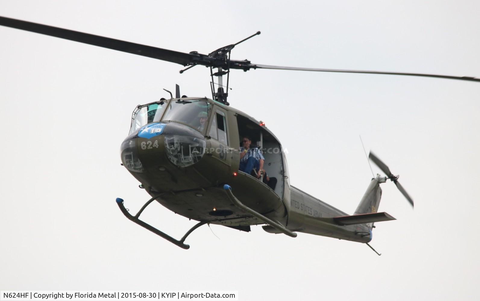 N624HF, 1966 Bell UH-1D Iroquois C/N 8819, TOM 2015