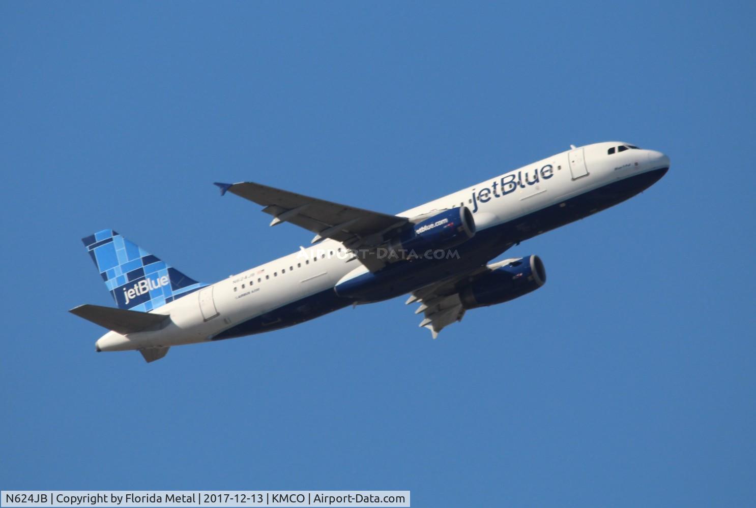N624JB, 2005 Airbus A320-232 C/N 2520, MCO 2017