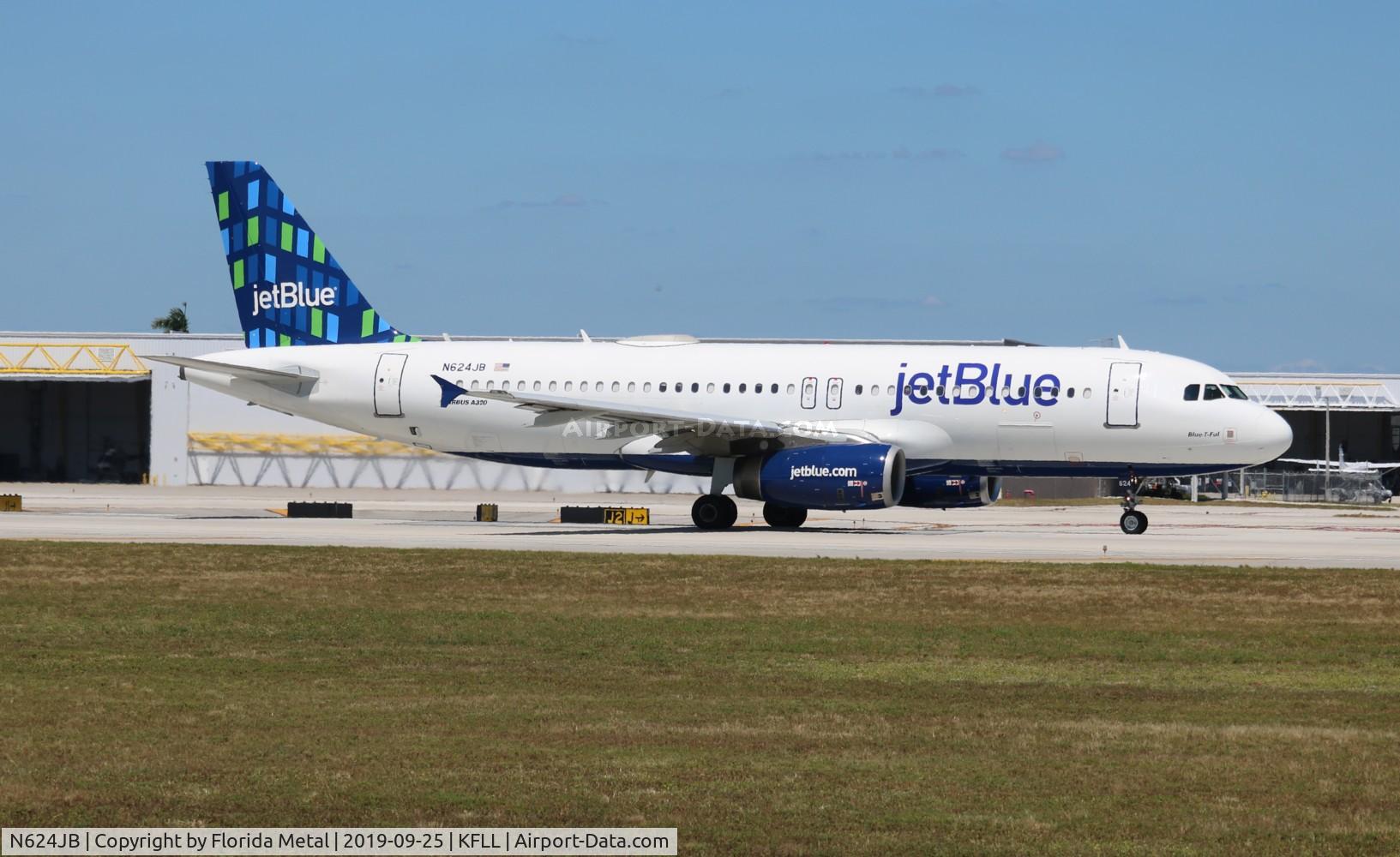 N624JB, 2005 Airbus A320-232 C/N 2520, FLL 2019