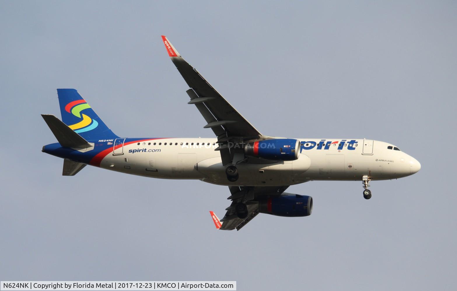 N624NK, 2013 Airbus A320-232 C/N 5880, MCO 2017