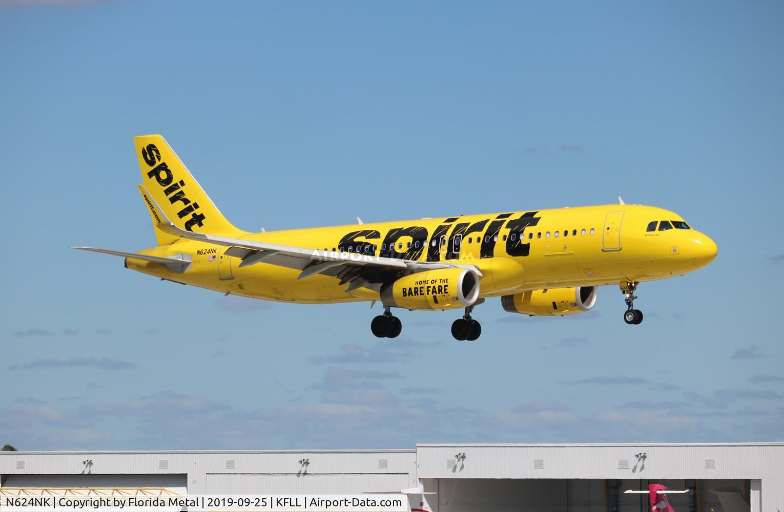 N624NK, 2013 Airbus A320-232 C/N 5880, FLL 2019