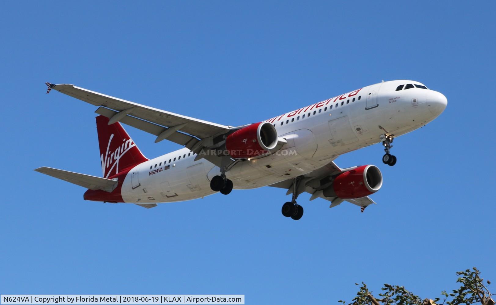 N624VA, 2006 Airbus A320-214 C/N 2778, LAX 2018