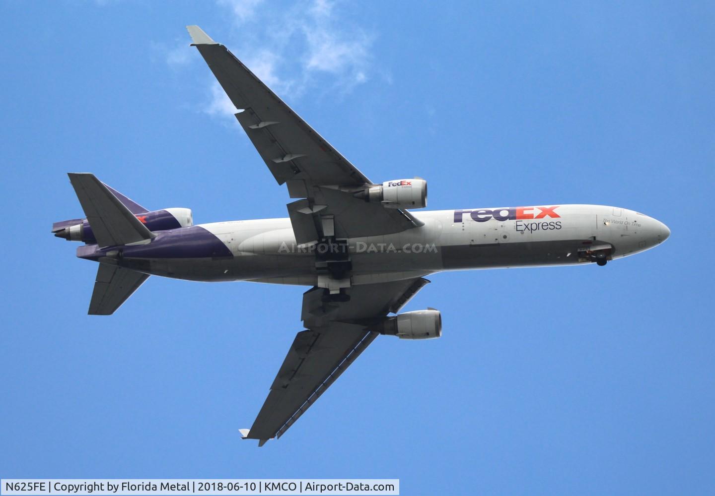 N625FE, 1996 McDonnell Douglas MD-11F C/N 48753, MCO 2018