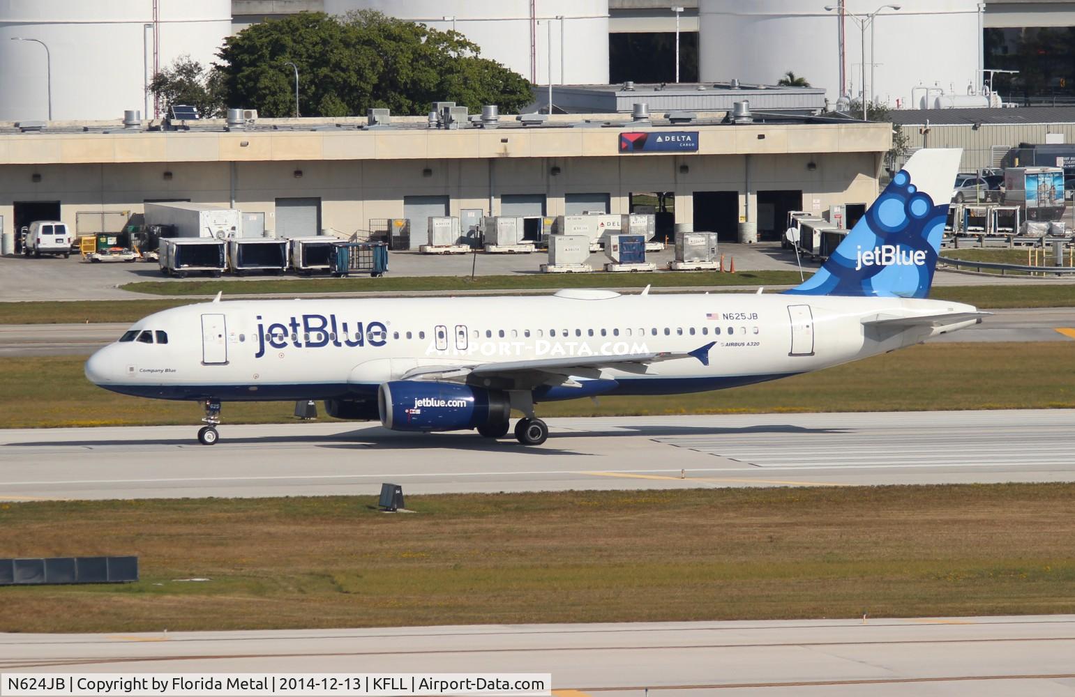 N624JB, 2005 Airbus A320-232 C/N 2520, FLL 2014