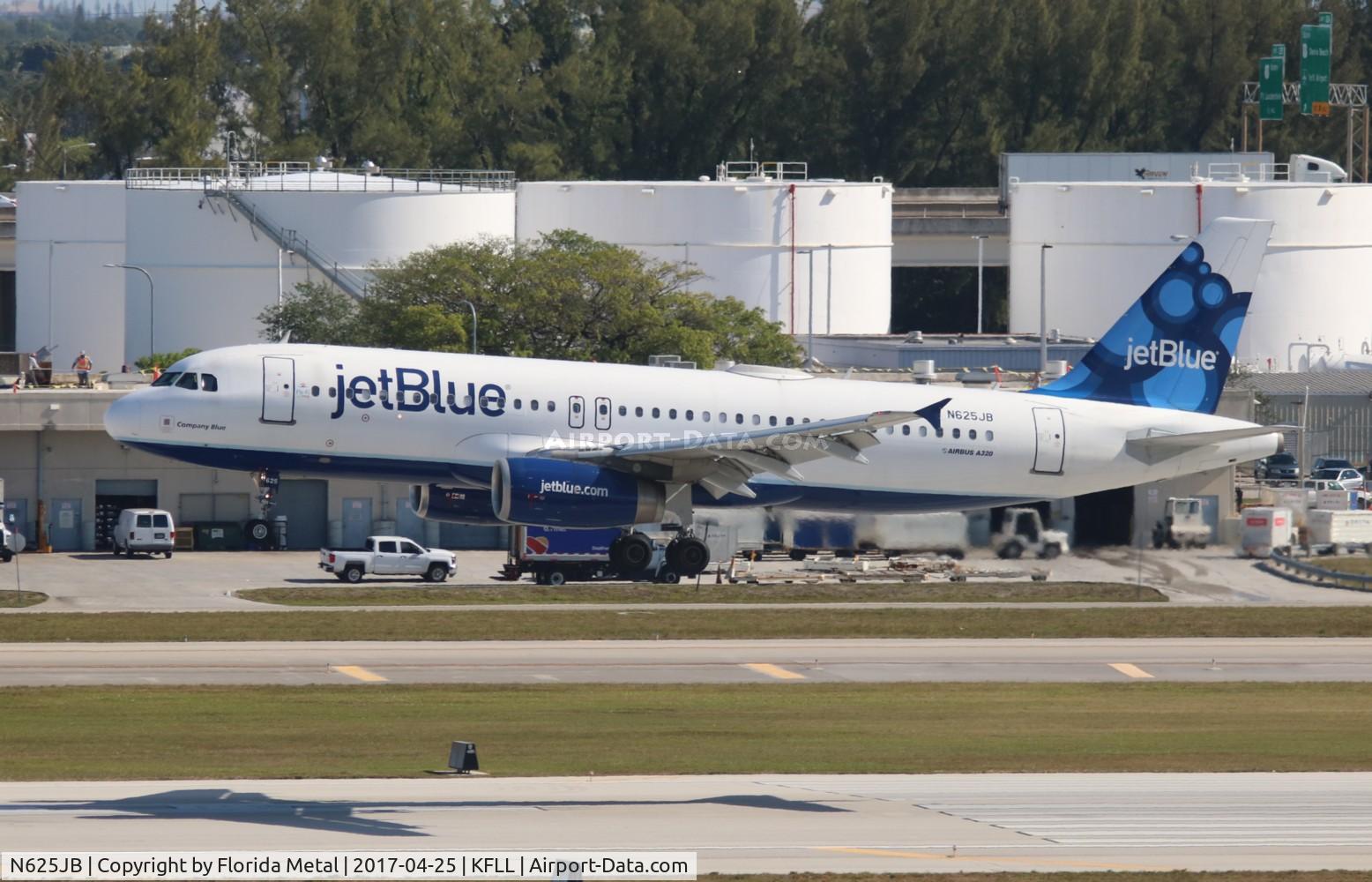 N625JB, 2005 Airbus A320-232 C/N 2535, FLL 2017